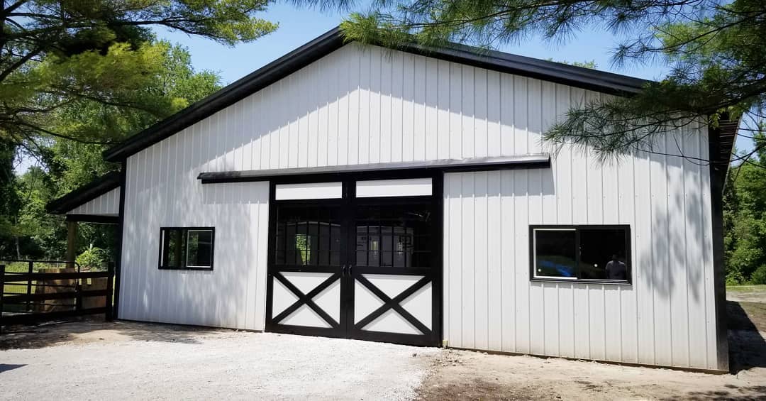 Stable Horse Pole Barn Milmar Build