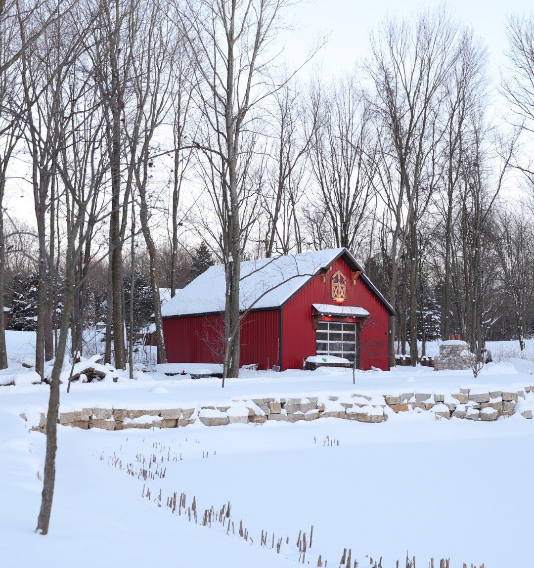 Red Garage Door Party Barn Milmar