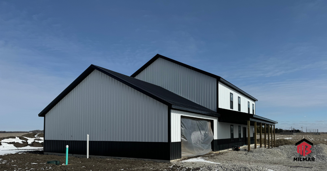 Custom Post Frame Home/Barndominium Shell, McLean County, Illinois