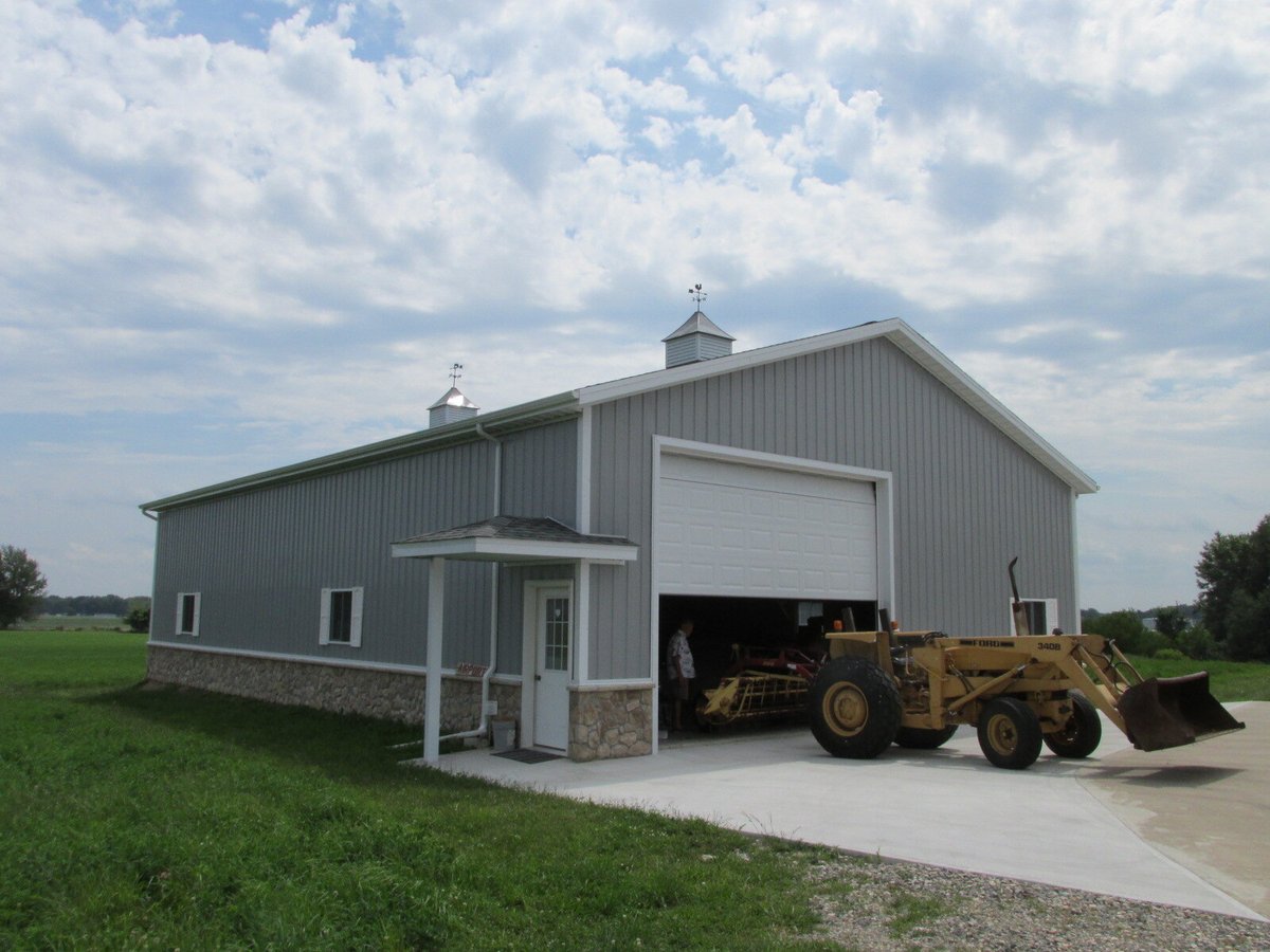 Garage Shop Tractor Storage Build