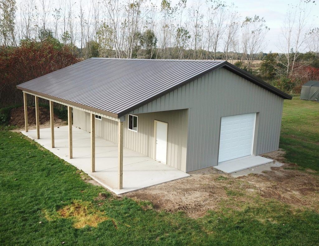 Garage with Porch