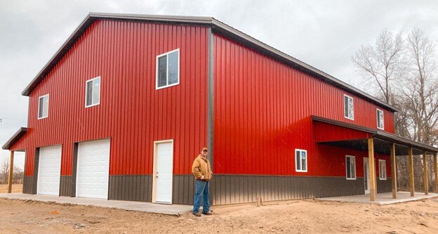 Multi-Purpose Hobby Shop Garage Post Frame Barn