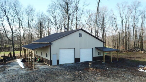Storage Post Frame Garage Build