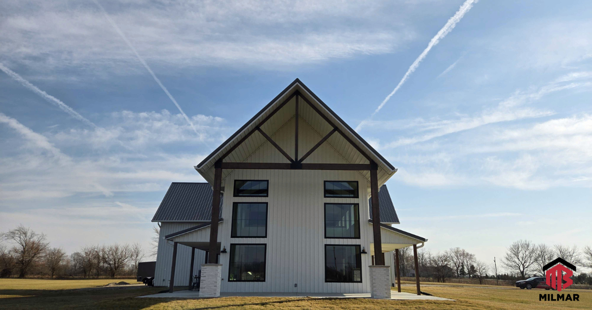 Milmar Buildings Barn Home Barndo With Porch Pendleton, IN