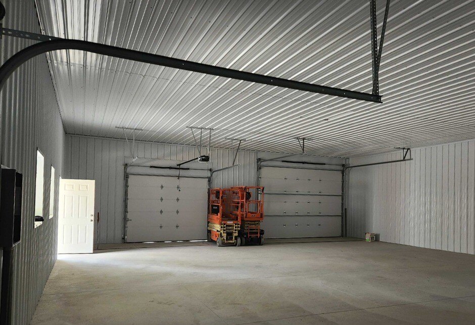 Milmar Pole Barn Garage Shop Interior 3