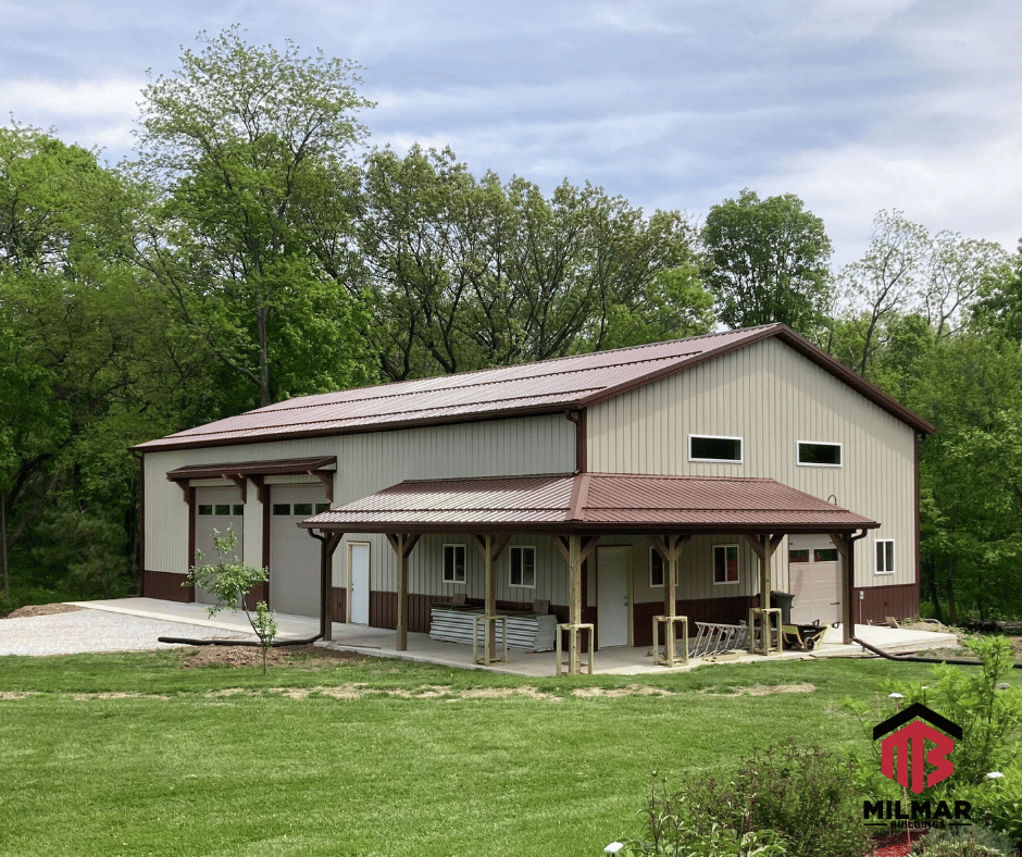 40x72 Detached Garage Workshop Pole Barn