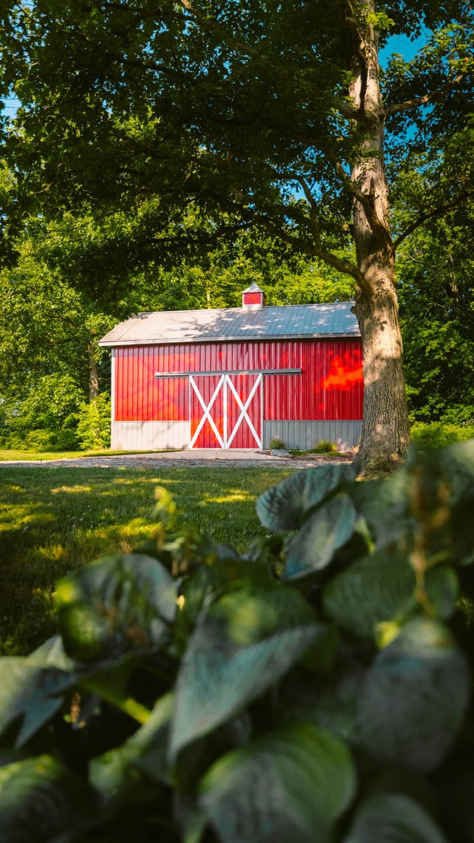 Red Gray Barn Renovation 2