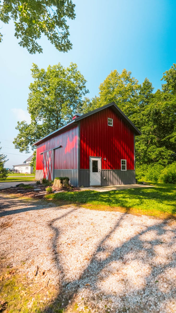 Red Gray Barn Renovation